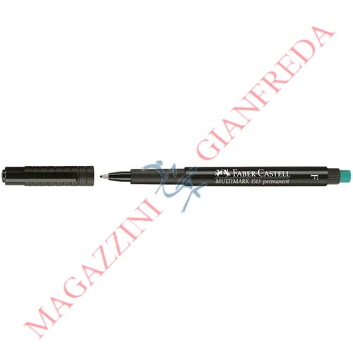 PENNARELLO FABER CASTELL MULTIMARK 1513 PERMANENTE PUNTA F 0,6 mm NERO